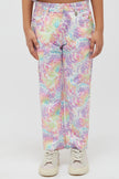 One Friday Multi Colored Trouser