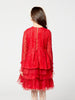 Red Lace Party Dress - One Friday World