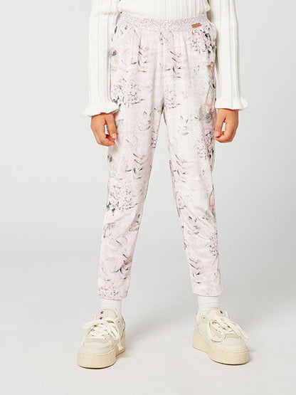 One Friday Pink Floral Printed Legging - One Friday World