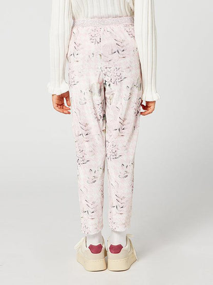 One Friday Pink Floral Printed Legging - One Friday World