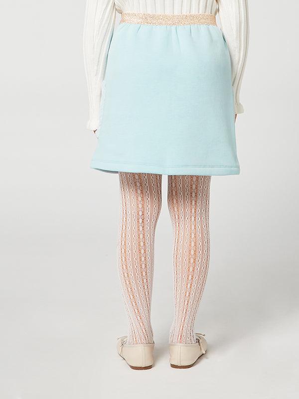 One Friday Aqua Solid Skirt - One Friday World