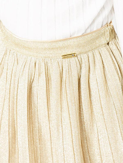 Gold Solid Skirt - One Friday World