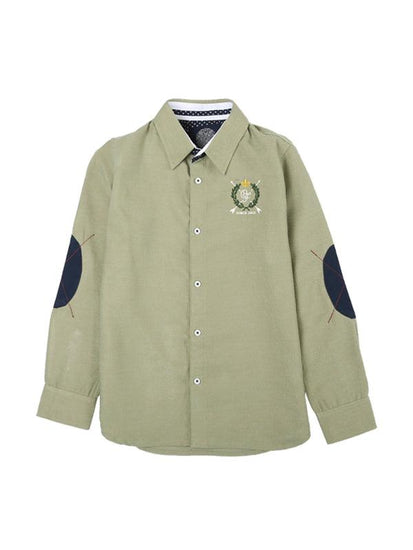 Green Shoulder Patch Shirt - One Friday World