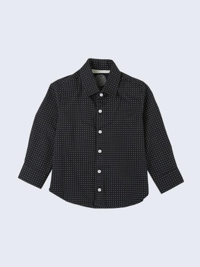Black Dotted Shirt - One Friday World