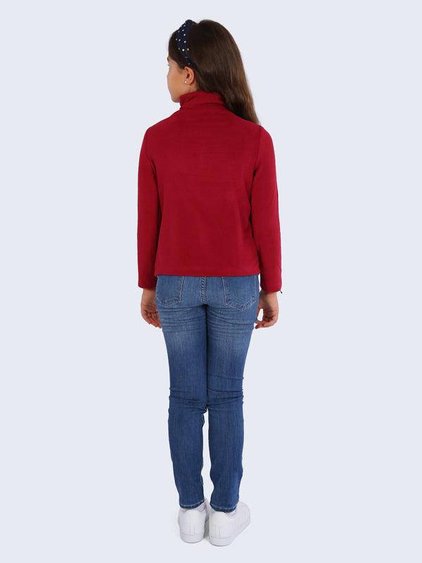 One Friday Red Top with Blue Bow - One Friday World