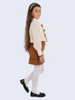 Beige Bow Top - One Friday World