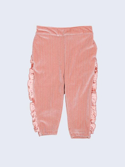 Pink Solid Trouser - One Friday World