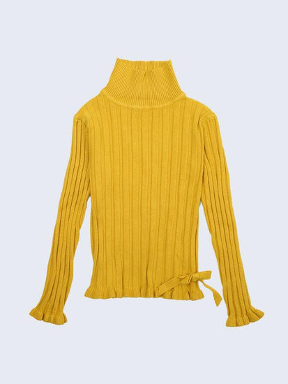 Yellow Solid Jumper - One Friday World