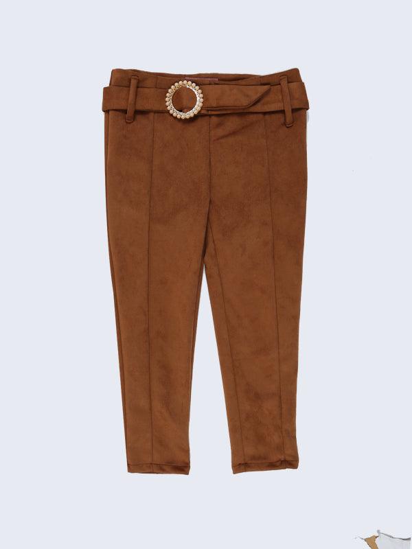 Brown Solid Legging - One Friday World