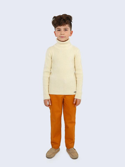 Mustard Solid Trouser