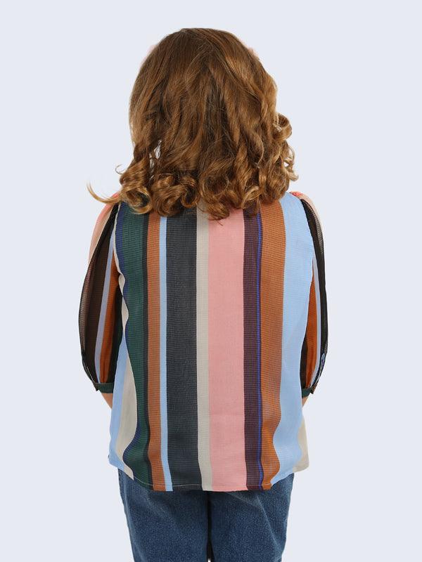 Multicolor Striped Top - One Friday World