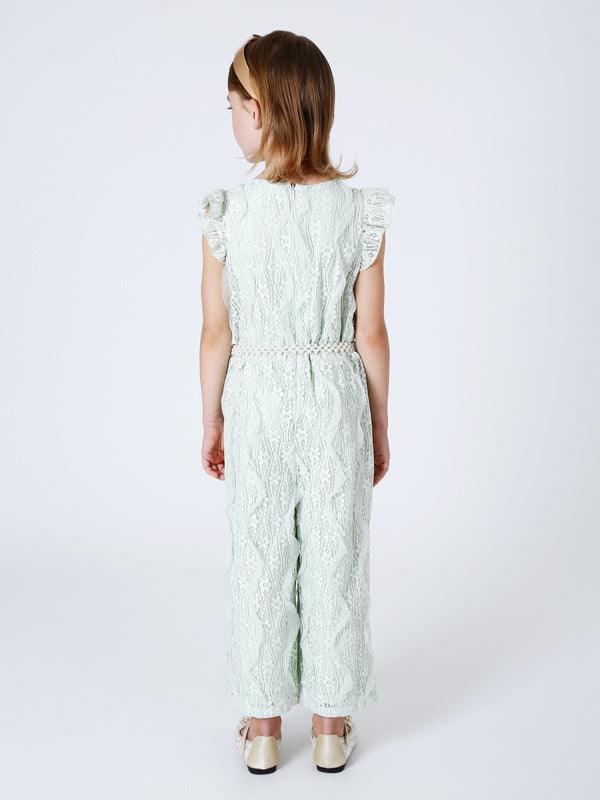 Mint Lace Jumpsuit - One Friday World