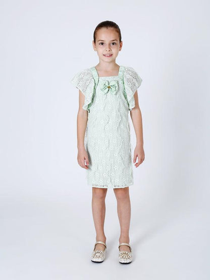 One Friday Mint Lace Dress - One Friday World