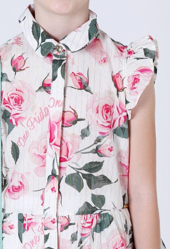 Pink Floral Printed Top - One Friday World