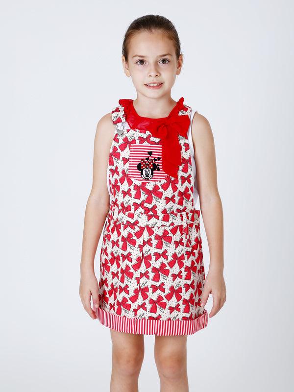 Red Minnie Dungaree - One Friday World