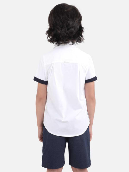 White Printed Shirt - One Friday World