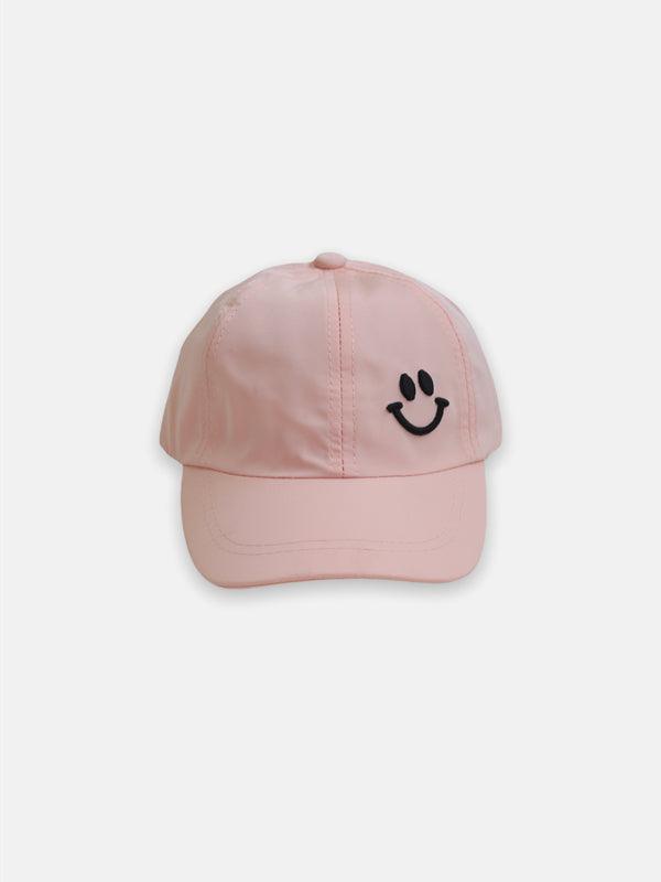 Pink Smiley Cap - One Friday World
