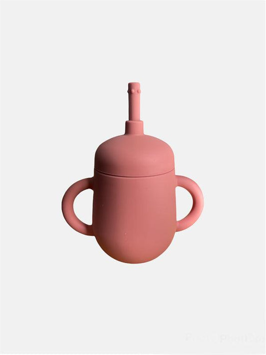 Pink Silicon Sipper