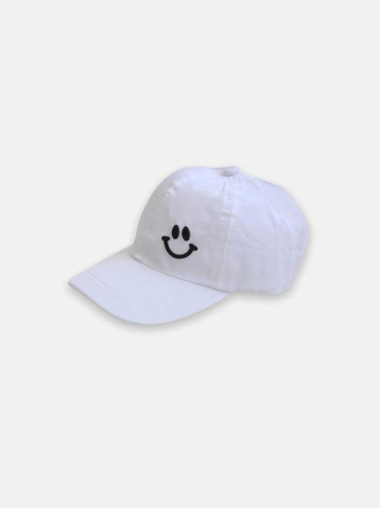 White Solid Cap
