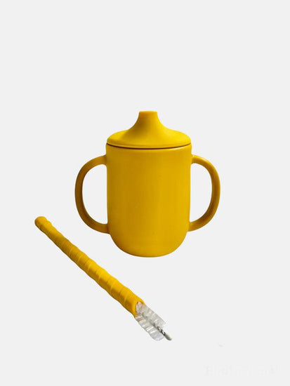 Yellow Silicon Sippy Cup - One Friday World
