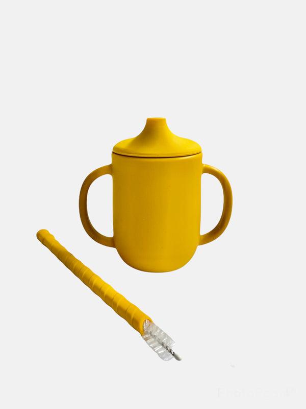 Yellow Silicon Sippy Cup - One Friday World